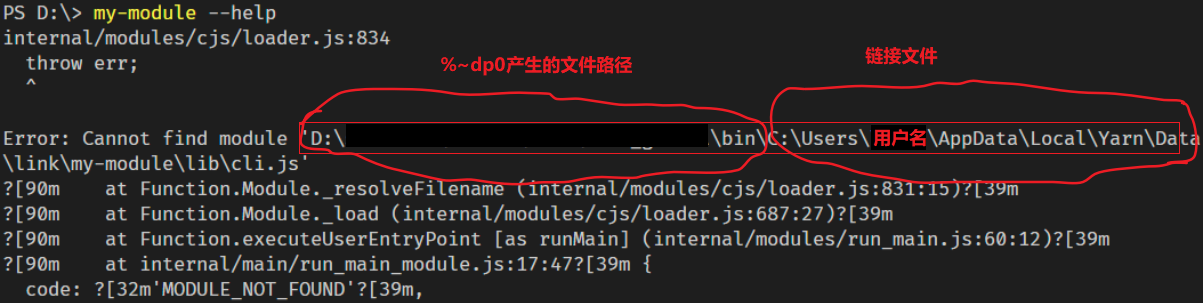 yarn link后运行对应模块时产生的错误